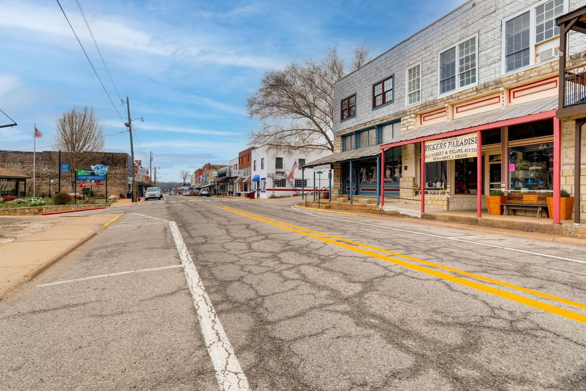 Historic Hardy Home With Game Room On Main Street Exterior foto